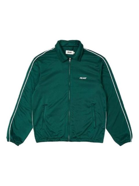 PALACE PALACE SS21 Relax Track Top Green Alphabet Logo Printing Zipper Jacket P20PK002