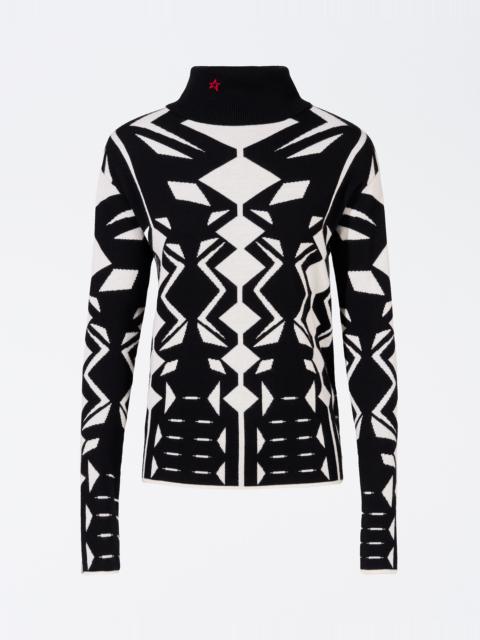 PERFECT MOMENT Geo Merino Wool Turtleneck
