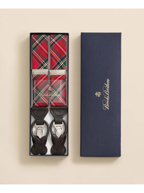 Brooks Brothers Royal Stewart Tartan Suspenders