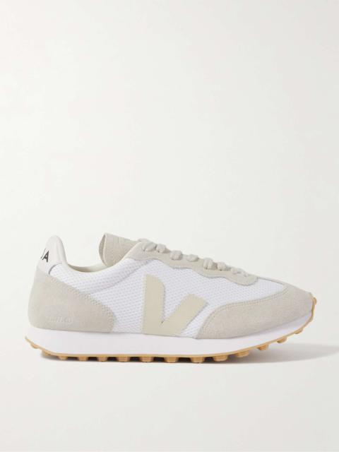 VEJA Rio Branco Leather-Trimmed Suede and Alveomesh Sneakers