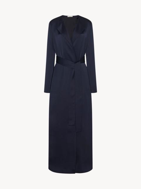 The Row Paycen Coat in Silk