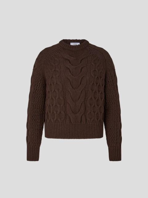 BOGNER Natalie Knitted pullover in Brown