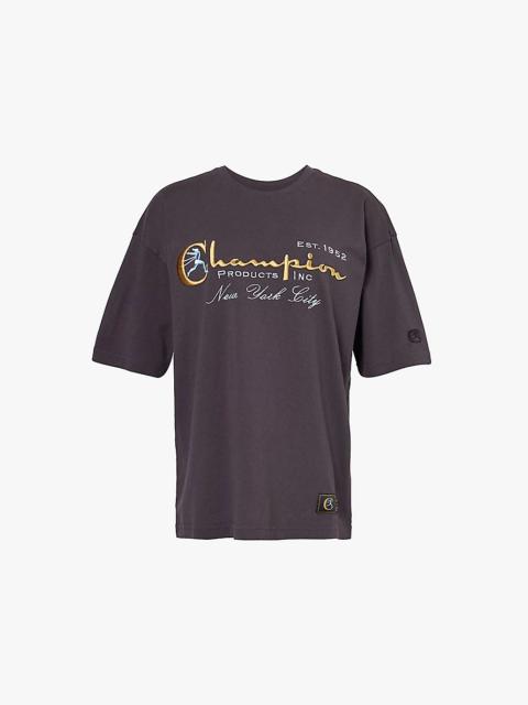 Champion Brand-embroidered relaxed-fit cotton-jersey T-shirt