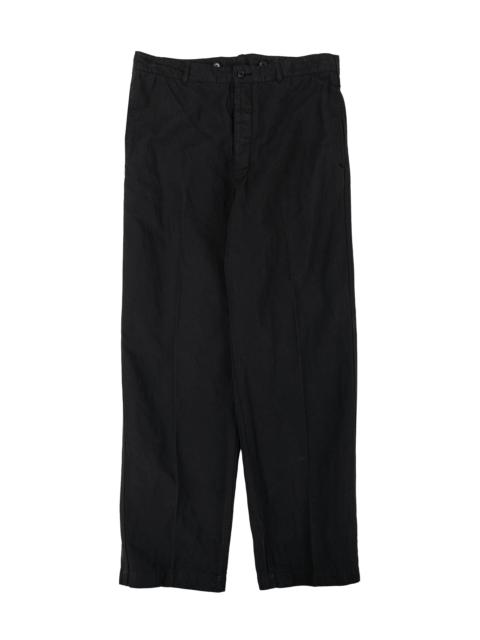 KAPTAIN SUNSHINE Gaba. Buckleback Work Slacks Black