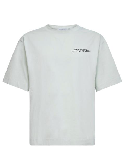 Off-White Mint cotton jersey Type Arrow Skate T-shirt