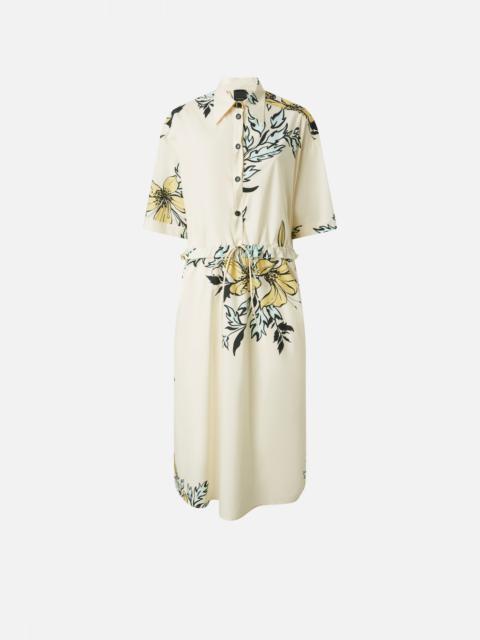 PINKO FLORAL PRINT SHIRT DRESS