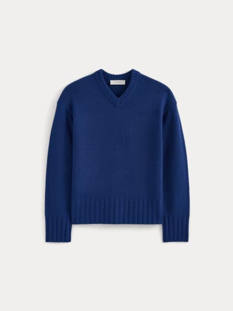 EVERLANE V-NECK SWEATER IN EXTRAFINE LUXE MERINO