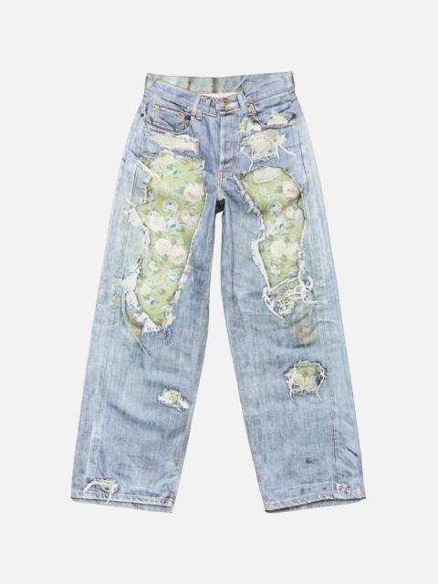Acne Studios Trompe-l’œil jeans - 1981 - Blue/green