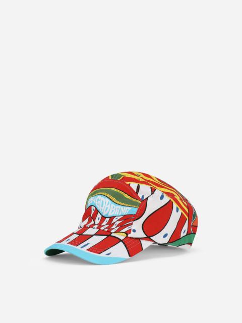 Dolce & Gabbana Carretto-print baseball cap
