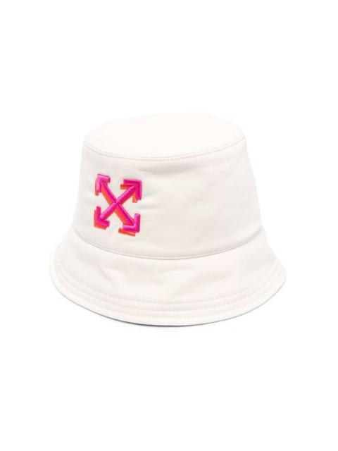 Off-White Arrows logo-embroidered bucket hat