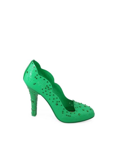 Dolce & Gabbana crystal-embellished cutout pumps