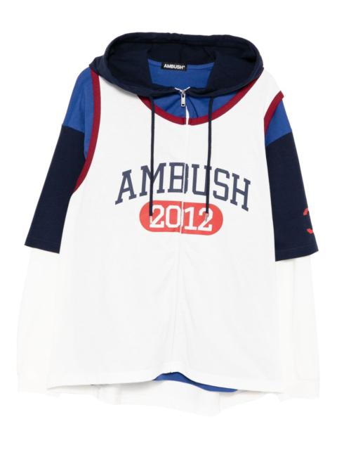 Ambush basketball layered hoodie