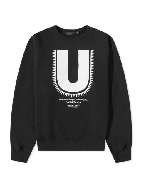 UNDERCOVER Undercover Radiating U Logo Crew Sweat