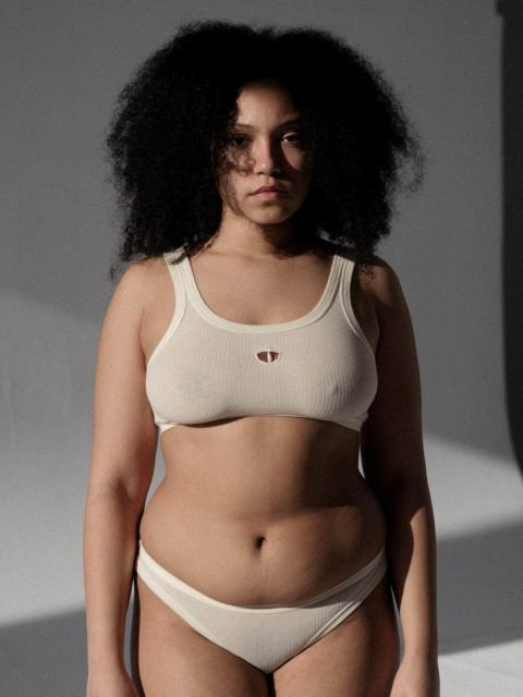BASERANGE Harmonic Bra - Fine Organic Cotton Rib