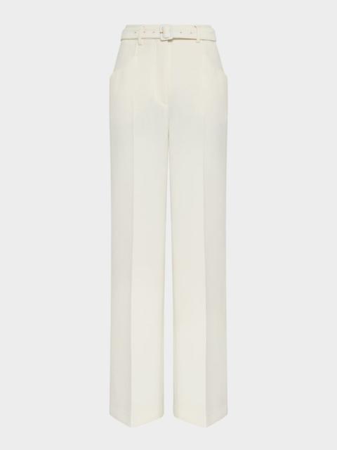 GABRIELA HEARST Norman Belted Wide-Leg Pants