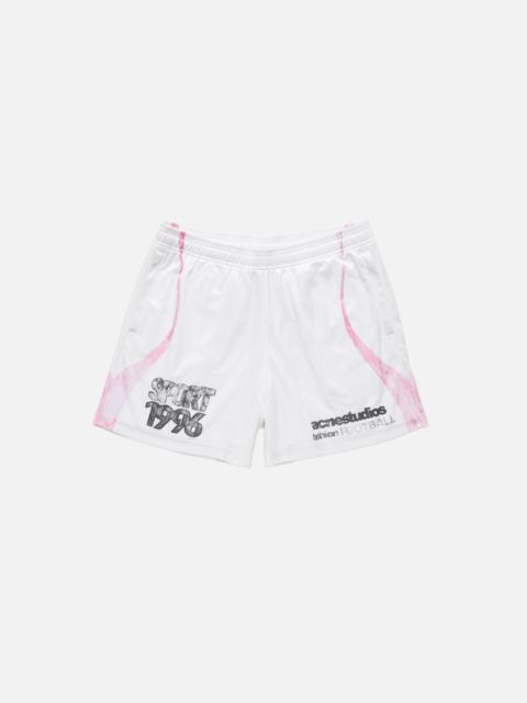 Acne Studios Casual graphic shorts - White