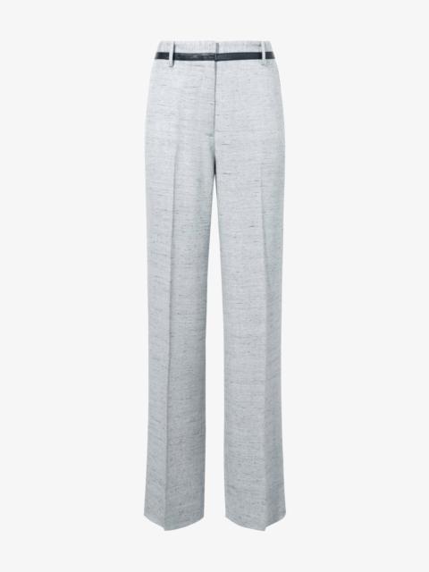 Aiden Pant in Melange Viscose Linen