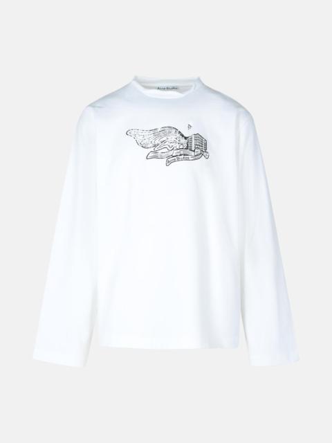 WHITE COTTON T-SHIRT