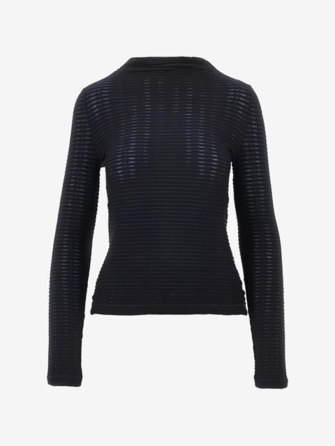 EMPORIO ARMANI horizontal-stripe sweater