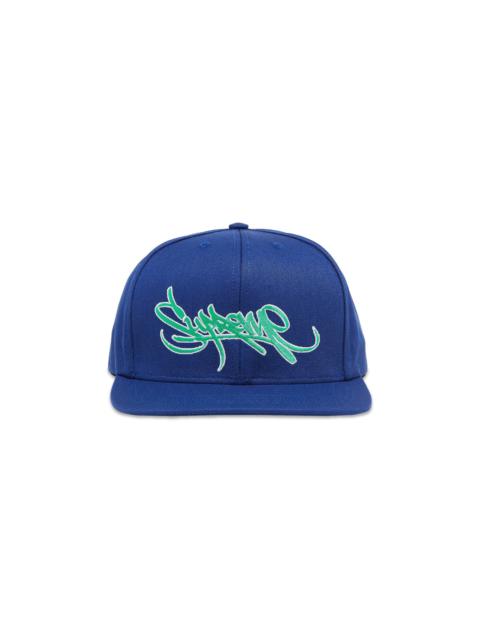 Supreme Supreme Handstyle 6-Panel 'Blue'