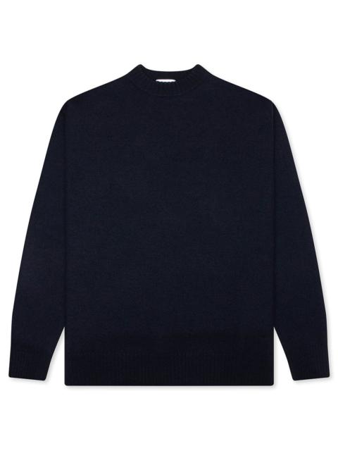 Jil Sander WOOL SWEATER - MIDNIGHT