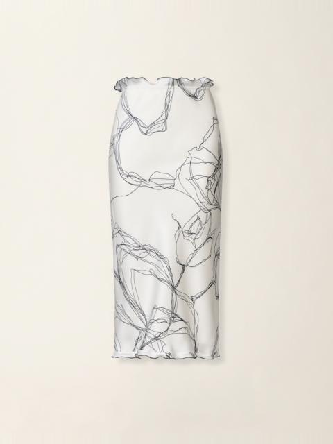 FABIANA FILIPPI Silk twill skirt
