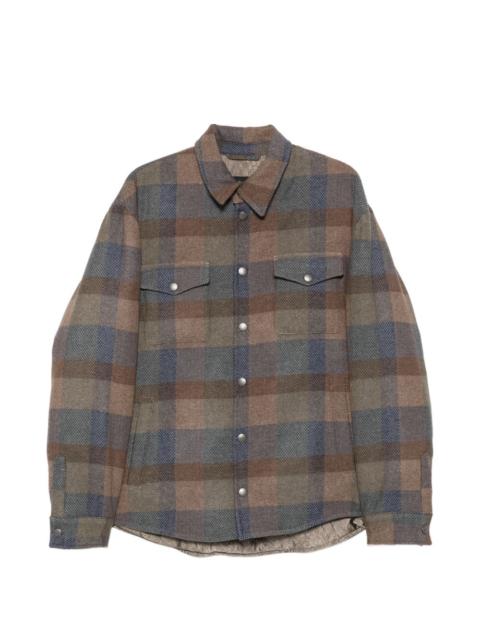 Etro check-pattern button-up shirt