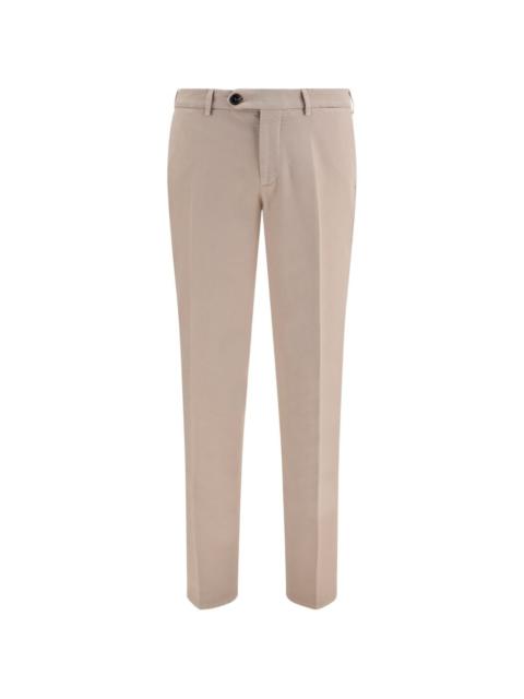 Brunello Cucinelli garment-dyed cotton trousers