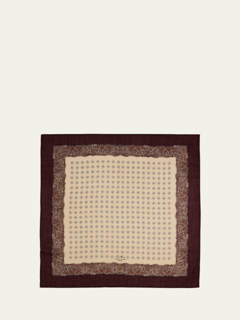 Men's Cornice di Cardi Wool Foulard