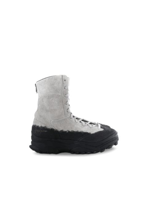 Y-3 suede panelled boots