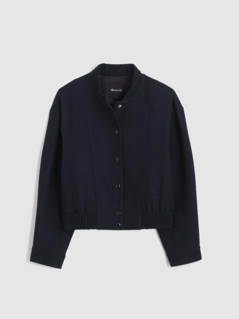 Madewell Bomber Jacket in Bouclé