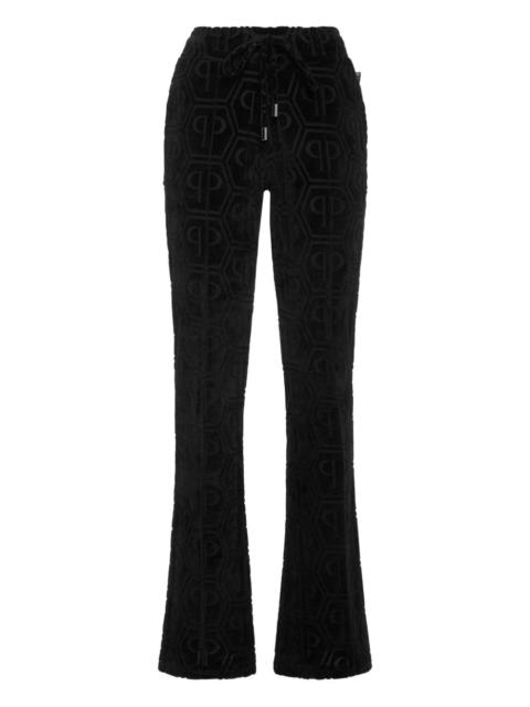 PHILIPP PLEIN monogram-jacquard track pants