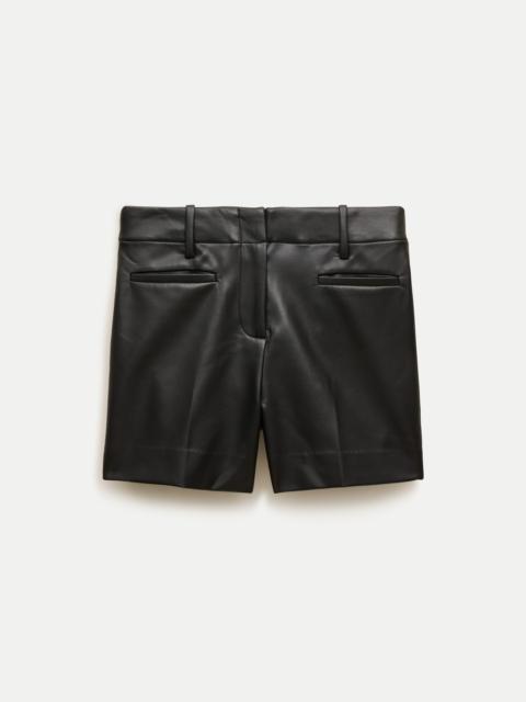 J.CREW Faux-leather short