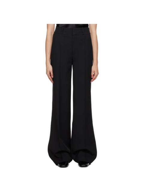 FRAME Black Relaxed Trousers