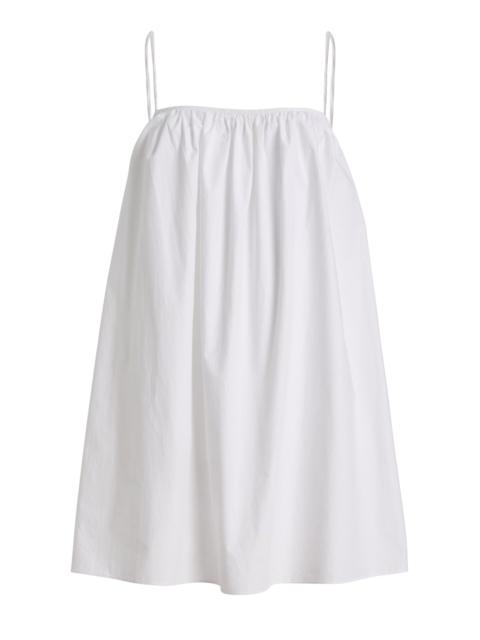 MATTEAU Square Cotton Cami Dress white