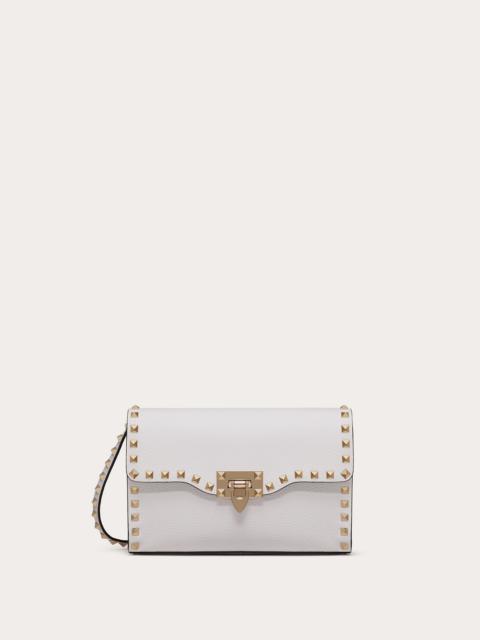 Valentino Small Rockstud Grainy Calfskin Crossbody Bag