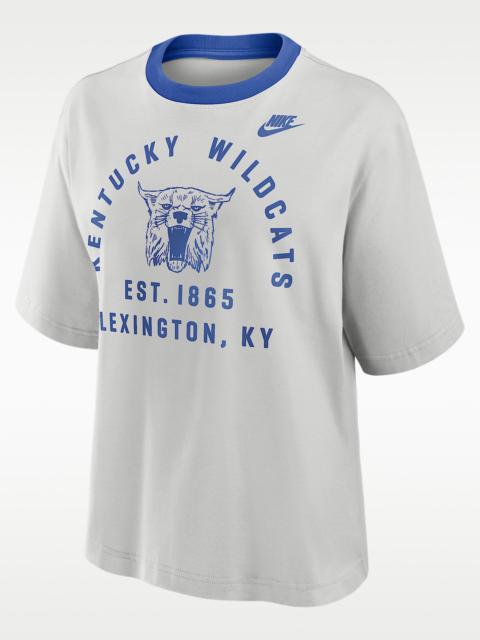Nike Kentucky Legacy Arch Script Boxy Women's Nike College T-Shirt