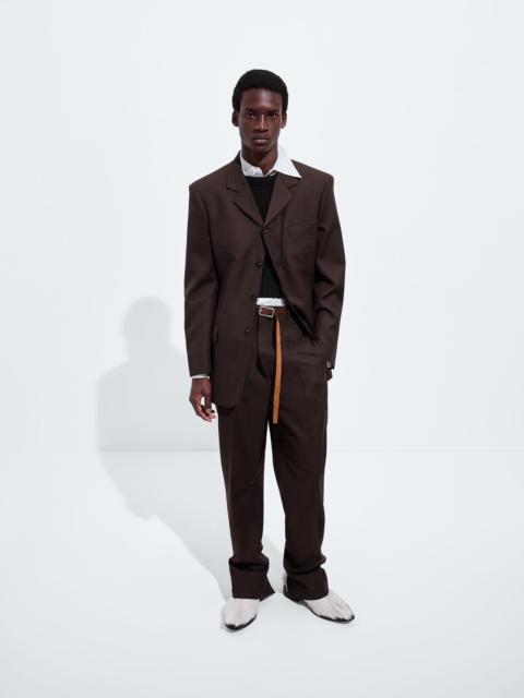 Bottega Veneta Wool and Mohair Toile Trousers