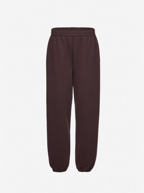 MAGDA BUTRYM Relaxed elastic-waist sweatpants in brown