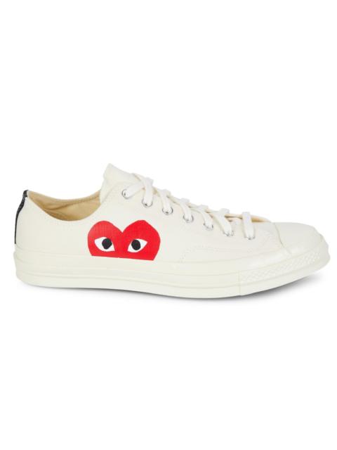 Comme des Garçons PLAY Men CdG PLAY x Converse Men's Chuck Taylor All Star One Heart Low-Top Sneakers - Beige