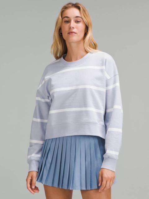 lululemon Perfectly Oversized Cropped Crew *Stripe