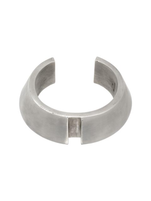 Parts of Four Silver Crescent Rift Wedge Bracelet
