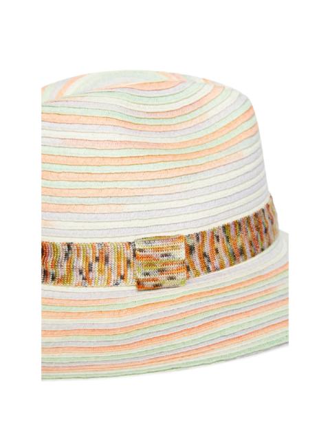 Missoni striped trimmed hat