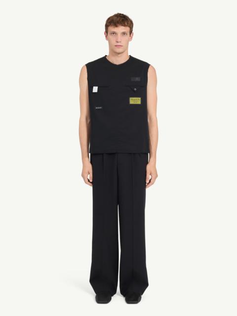 MM6 Maison Margiela Reversed sleeveless shirt