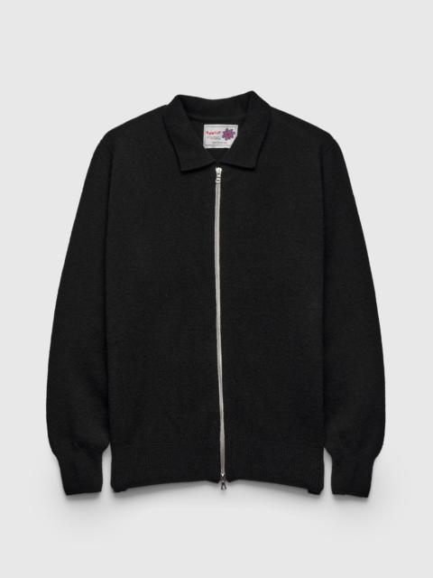 HOWLIN' "High Pressure" Wool Zip Cardigan in Black
