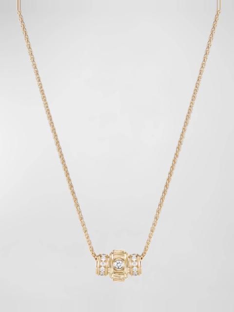 Piaget 18K Pink Gold Possession Decor Palace Pendant Necklace with 25 Diamonds
