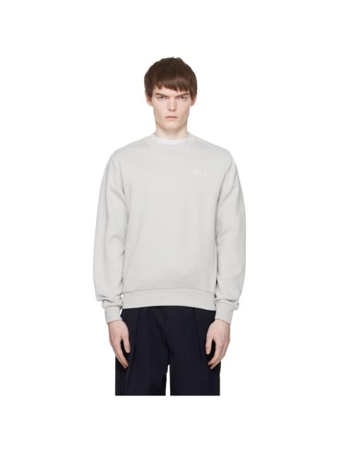 A.P.C. Gray Standard 'Rue Madame' Sweatshirt