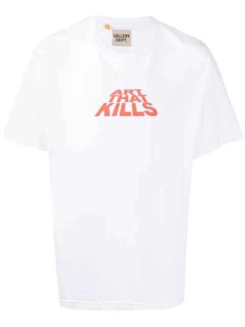 GALLERY DEPT. slogan-print short-sleeve T-shirt