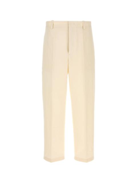 Jil Sander Ivory cotton pant
