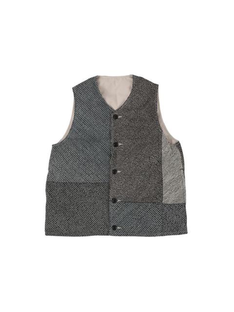 visvim KORA DOWN VEST (VT.SHIBORI) BLACK